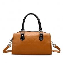 Latest design trendy genuine cow leather hand bag for lady manufacturer