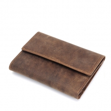 Wholesale price high end true leather smart magic travel wallet