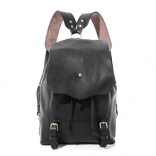China factory good quality unique style handmade military hiking leather backpack