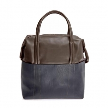 2016 newest design fashion real leather travel time bag duffle bag for men