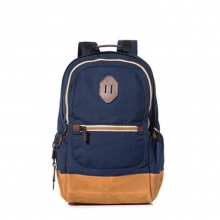 Wholesale good price high quality canvas leather children sports backpack for high school