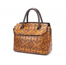 Fatory cheap price good quality africa style bag genuine leather women handbag