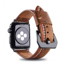 New design high quality genuine leather 38mm watch bands cow leather 40mm watch straps