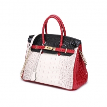 Wholesale price good quality branded designer handbag crocodile pattern leather women purse
