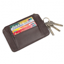 Factory cheap price genuine leather rfid credit cards wallets cards holder for men women
