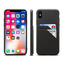 New arrival high quality full grain leather mobile phone case genuine leather iphone X case