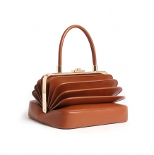 China factory new design good quality real leather handbag fashion women purse