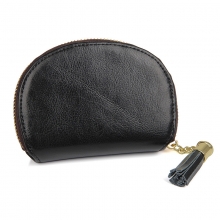 Hot selling promotional gifts good quality real leather zipper coin wallet rfid cards wallet