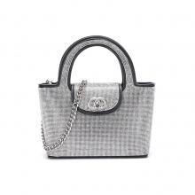 Hot sales OEM mini handbag ladies tote bag diamond purse crystal handbag for women