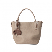 Stylish Premium Leather Bucket Tote Bag with Adjustable Shoulder Strap