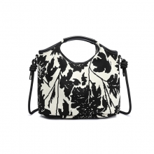 New Arrivel Flower Flyknit Women Tote Bag with Long Shoulder Strap