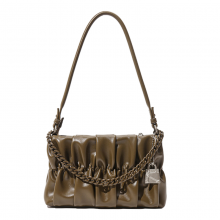 Fashionable Designer Leather Shoulder Bag with Chain Strap