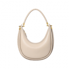 Stylish Cowhide Leather Dumpling Crossbody Shoulder Bag for Women