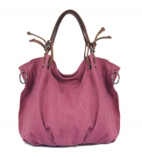 2015 fashionable designer branded canvas leather lady handbag