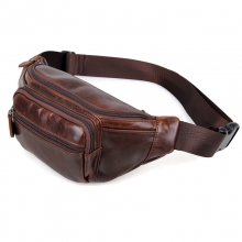 Wholesale price good quality outdoor sport waist bag leather fanny pack RN15588